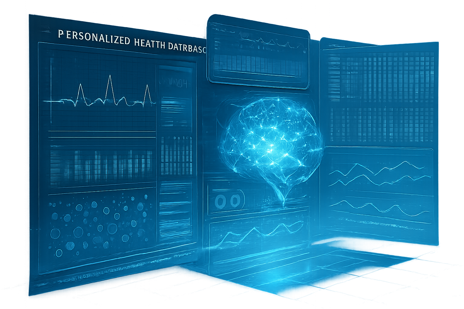AI Health Database Illustration